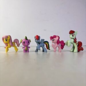 My Little Pony MLP Blind Bag Bundle of 5 Lot Candy Apples Rainbow Dash Spike